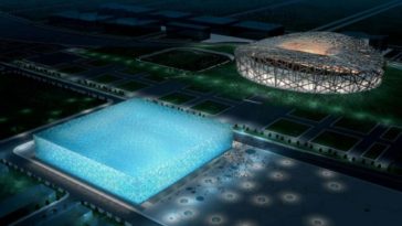 to olimpiako stadio tou pekinou metatrapike se water park 1