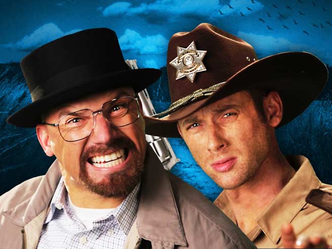walking dead vs breaking bad rap