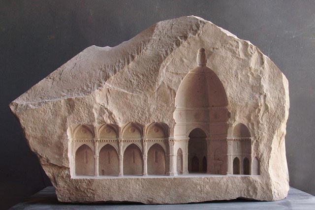 miniatoures archeas architektonikis se petres 2