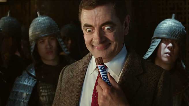 mr bean diafimisi snikers