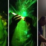 evale sto fourno mikrokimaton ena glow stick