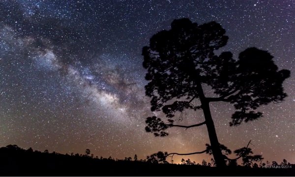 skotinos ouranos sta ispanika kanaria nisia timelapse