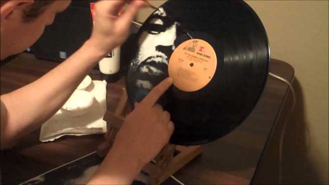 jimi hendrix se disko viniliou timelapse