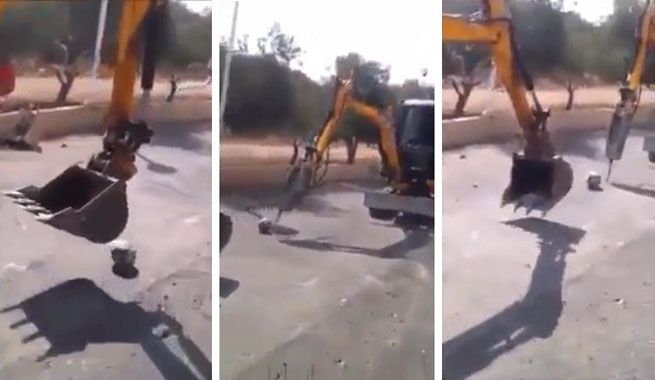 podosferiko mats metaxi ekskafea ke idravlikou kompreser
