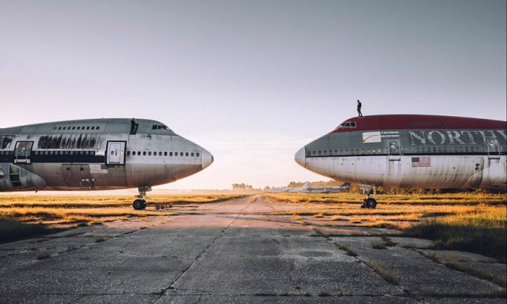 exploring some abandoned airplanes